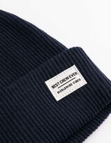 M&uuml;tze - Gerippt - dunkelblau