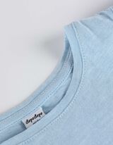 Felső - Trombita ujjú - vilagoskek