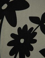 Majica kratkih rukava - Cvjetni uzorak - svijetlo zelena