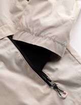 Outdoorjacke - Kapuze - wei&szlig;