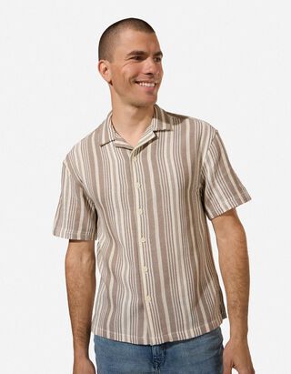 Hemd - Streifen - wei&szlig;