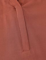 bluzkowy top - LENZING&trade; ECOVERO&trade; - jasnobrazowy-e-a