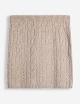 Strickrock - Zopfstrick - Braun