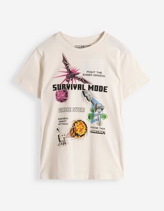 Shirt - Minecraft - Off-White