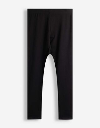 Leggings - Elastischer Bund - Schwarz