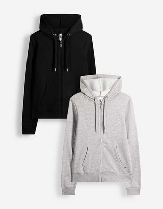 Sweatjacke - 2er-Pack
