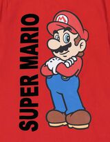 koszulka z długim rękawem - Super Mario - czerwony