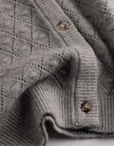 Cardigan - Knopfleiste - grau