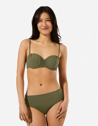 Bikinitop - Verstellbare Tr&auml;ger - Khaki