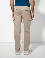 Cargo kalhoty - Poutka na opasek - béžová