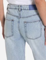 Džinsai - Mom Fit - sviesiai melynas