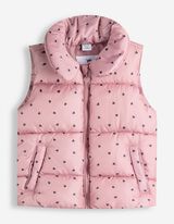 Weste - Allover-Print - Rosa