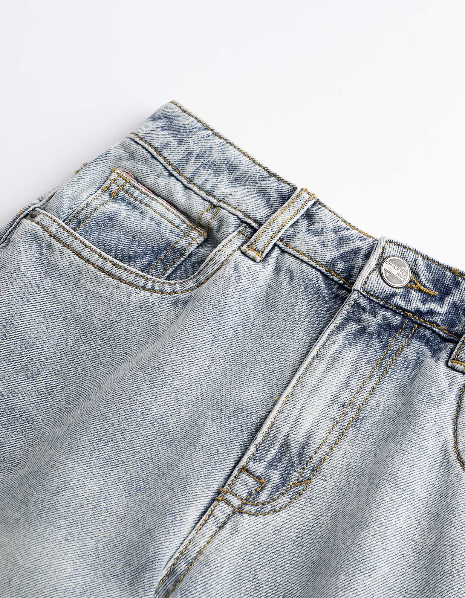 Jeans - Loose Fit - Hellblau