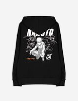 Mikina s kapucňou - Naruto - cierna