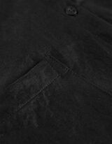 blousetop - Linnenlook - zwart