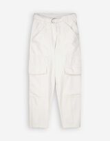 Pantaloni cargo - Vestibilità mamma - bianco