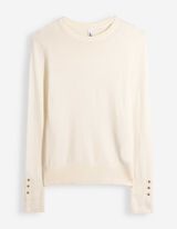 Pullover en tricot - jaune clair