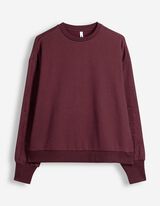 Sweatshirt - Ballon&auml;rmel - Lila
