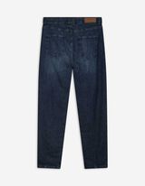 Jeans - Bundfalte - dunkelblau