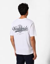 T-Shirt - R&uuml;ckenprint - wei&szlig;