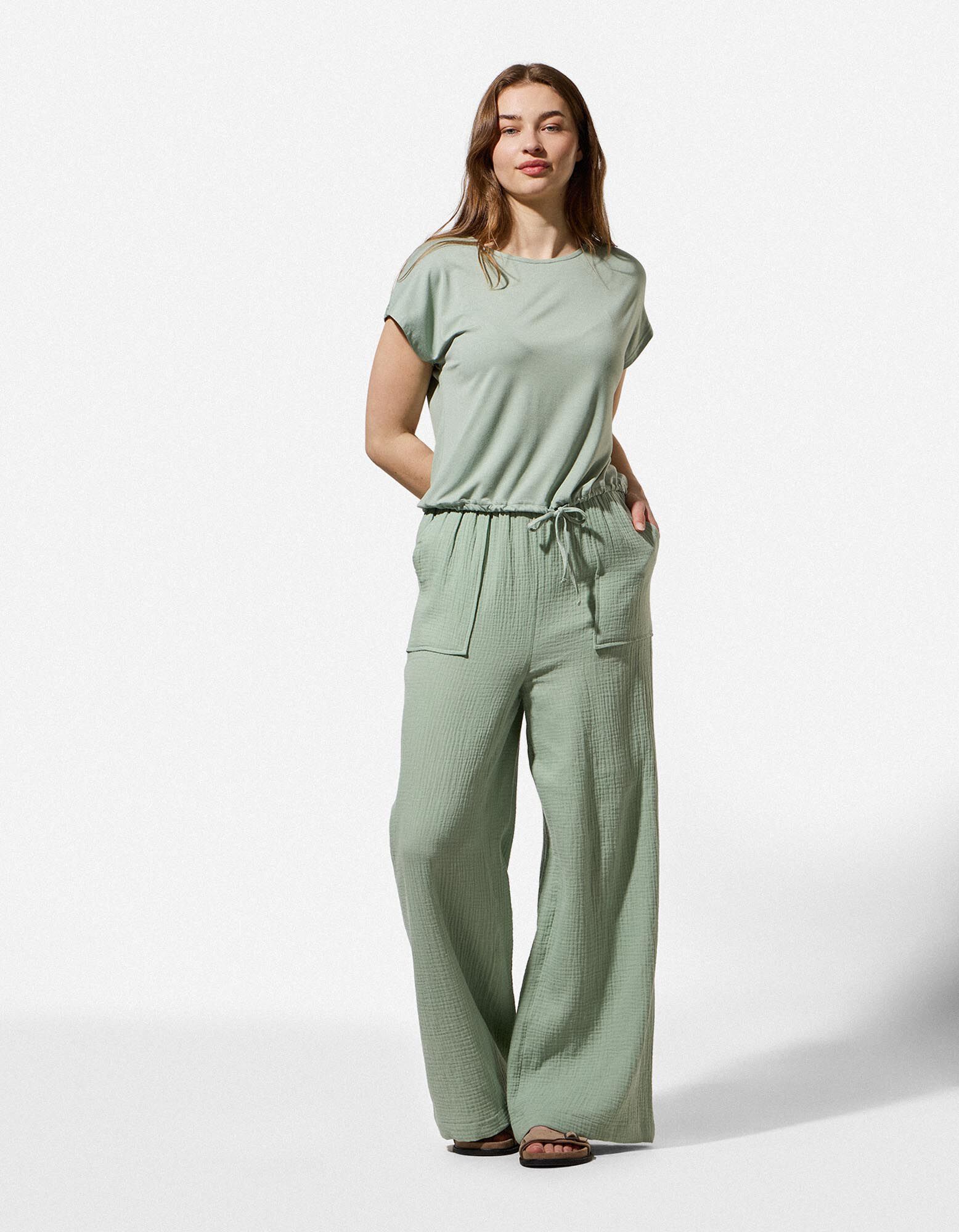 Palazzo - Musselin - t&uuml;rkis