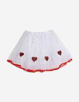 Kost&uuml;m - Rock&nbsp; - Herzen - wei&szlig;