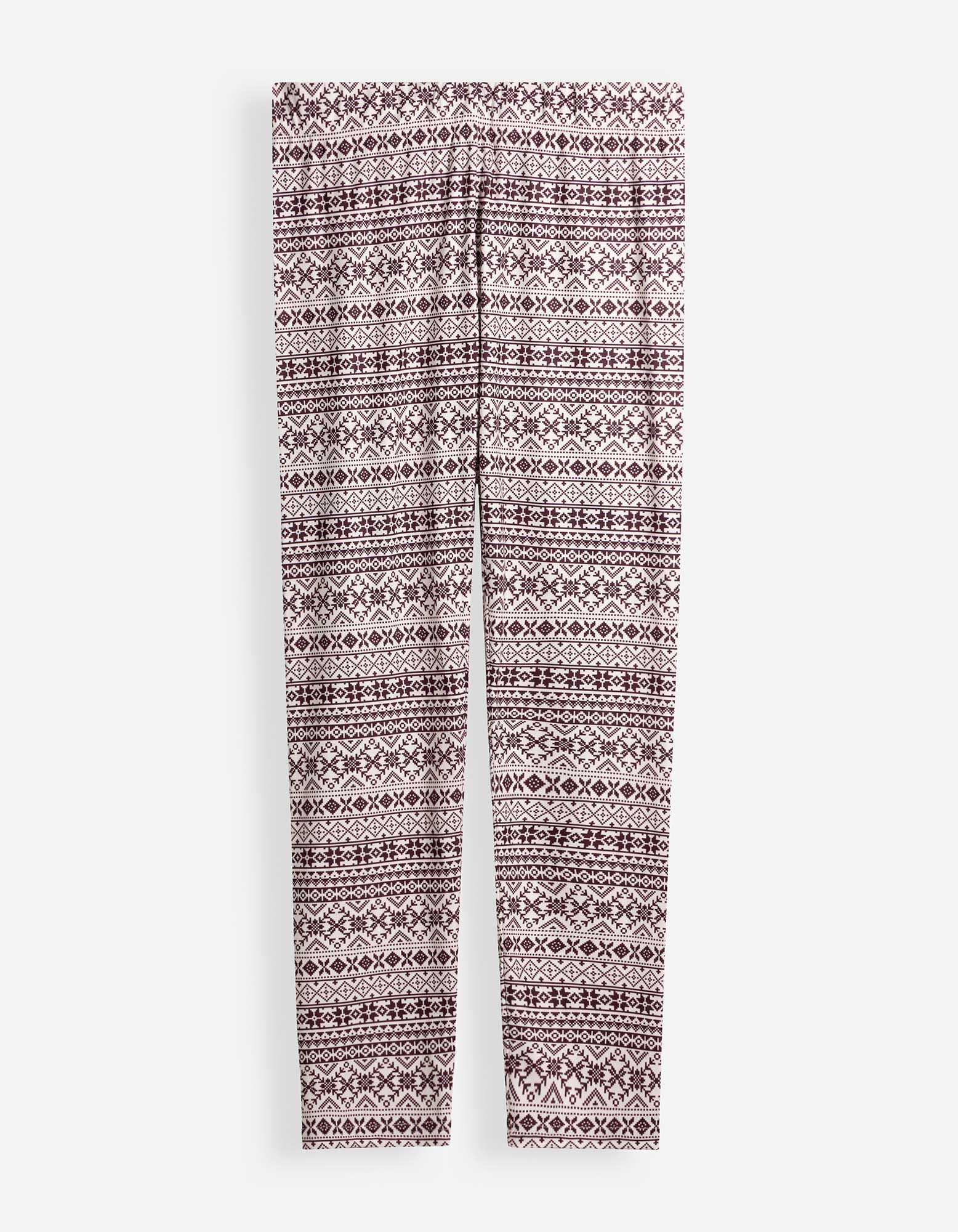 Pyjamahose - gemustert - Off-White