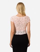 T-Shirt - Muschelsaum - Rosa