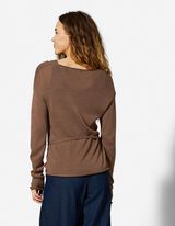 Cardigan - Viskose-Mix - Braun