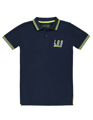 Jungen Poloshirt mit Farbakzenten