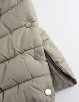 Vesta lungă - Fantă laterală - Verde inchis