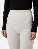 Leggings - Efect termic - Gri deschis
