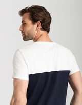 Majica kratkih rukava - blokiranje boja - tamno plava