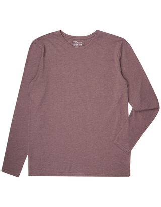 Herren Longsleeve in Melange-Optik