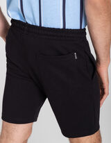 Kratke hlače - Me&scaron;anica bombaža - crna