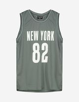 Tanktop - Mesh - donkergroen