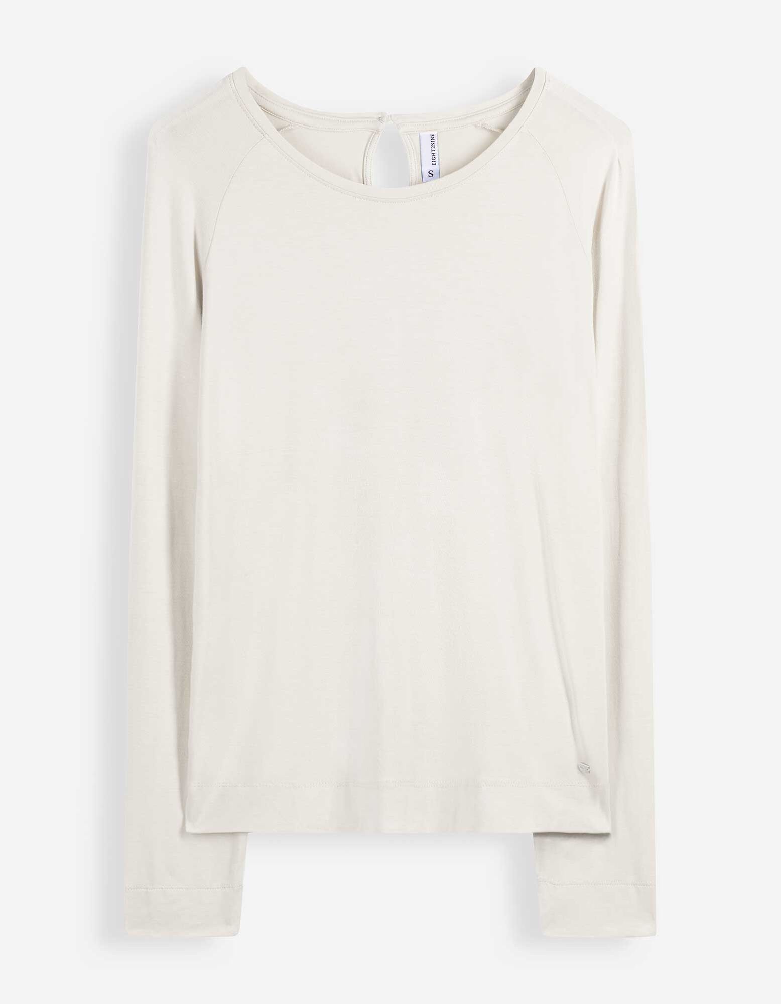 Langarmshirt - Raglan&auml;rmel - Off-White