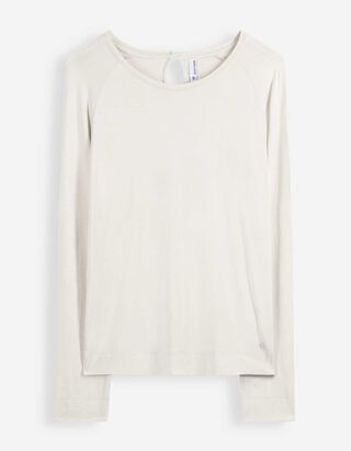 Langarmshirt - Raglan&auml;rmel - Off-White