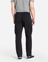 Cargo hlače - mje&scaron;avina pamuka - crna