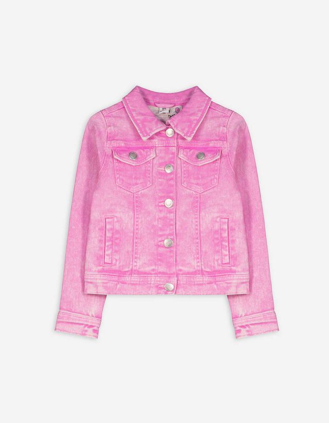 Giacca di jeans - Denim colorato - rosa fucsia