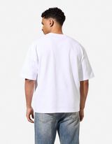 T-Shirt - Oversized Fit - Wei&szlig;