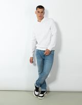 Dukserica sa kapuljačom - Varijanta veće veličine - bela