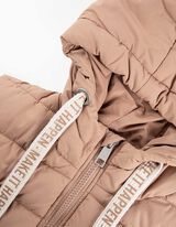 Dolg telovnik - Kapuca z zatezno vrvico - bez