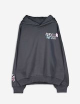 Hoodie - Afdrukken achteraan - donkergrijs