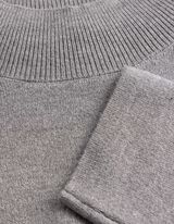 Pullover - Rollkragen - Grau