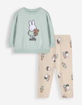 Set svetru a leg&iacute;n - Miffy - Světle modr&aacute;