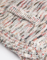 Dlhý pulóver - Úplet - biely