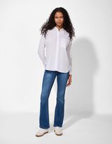 Overhemdblouse - Zachte touch - wit