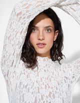 Shirt - Met kant - wit