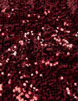 Haljina - Sa &scaron;ljokicama - tamno-crvena